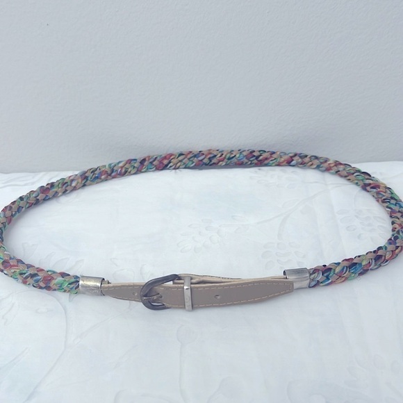 None Other - Vintage belt multicolor braided